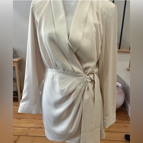 NWT MISHA Azera Mini-Dress in Ivory - Picture 2 of 4